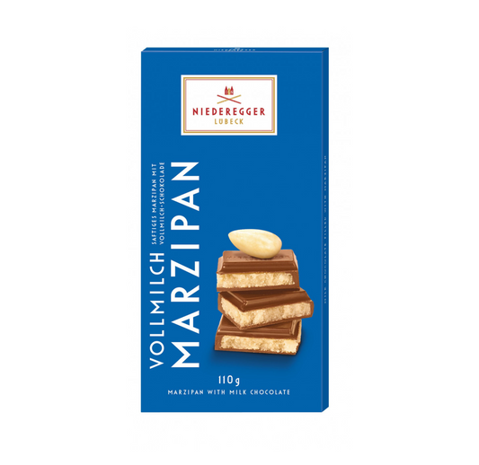 Niederegger Lubeck Marzipan Milk Chocolate Bar 110g