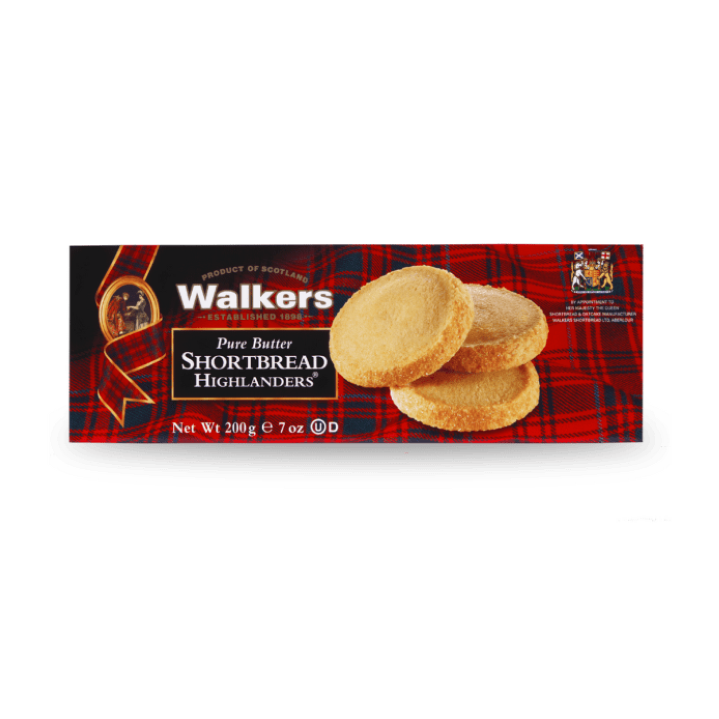 Walkers Pure Butter Shortbread Highlanders 200g