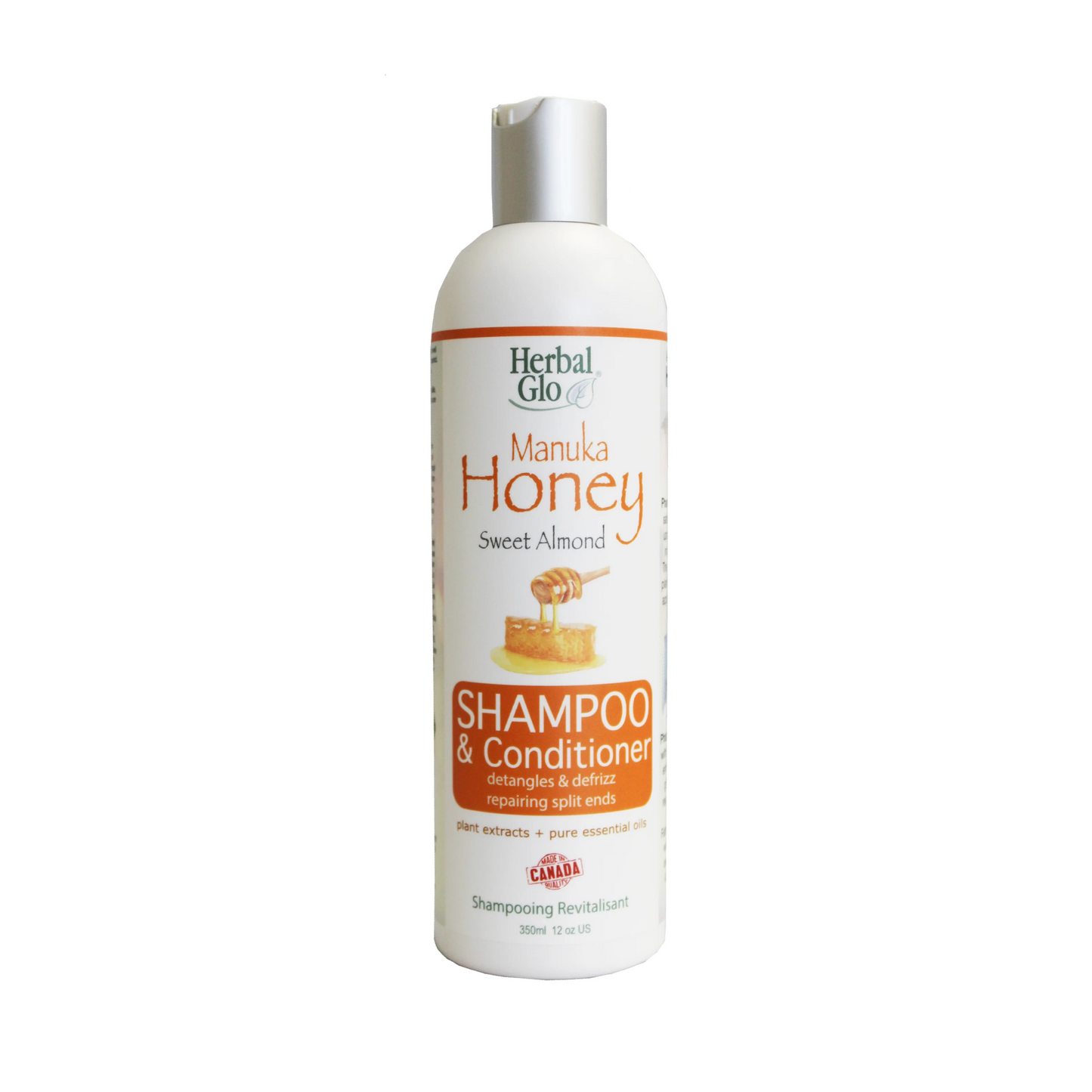 Herbal Glo Manuka Honey Sweet Almond Shampoo and Conditioner 350ml