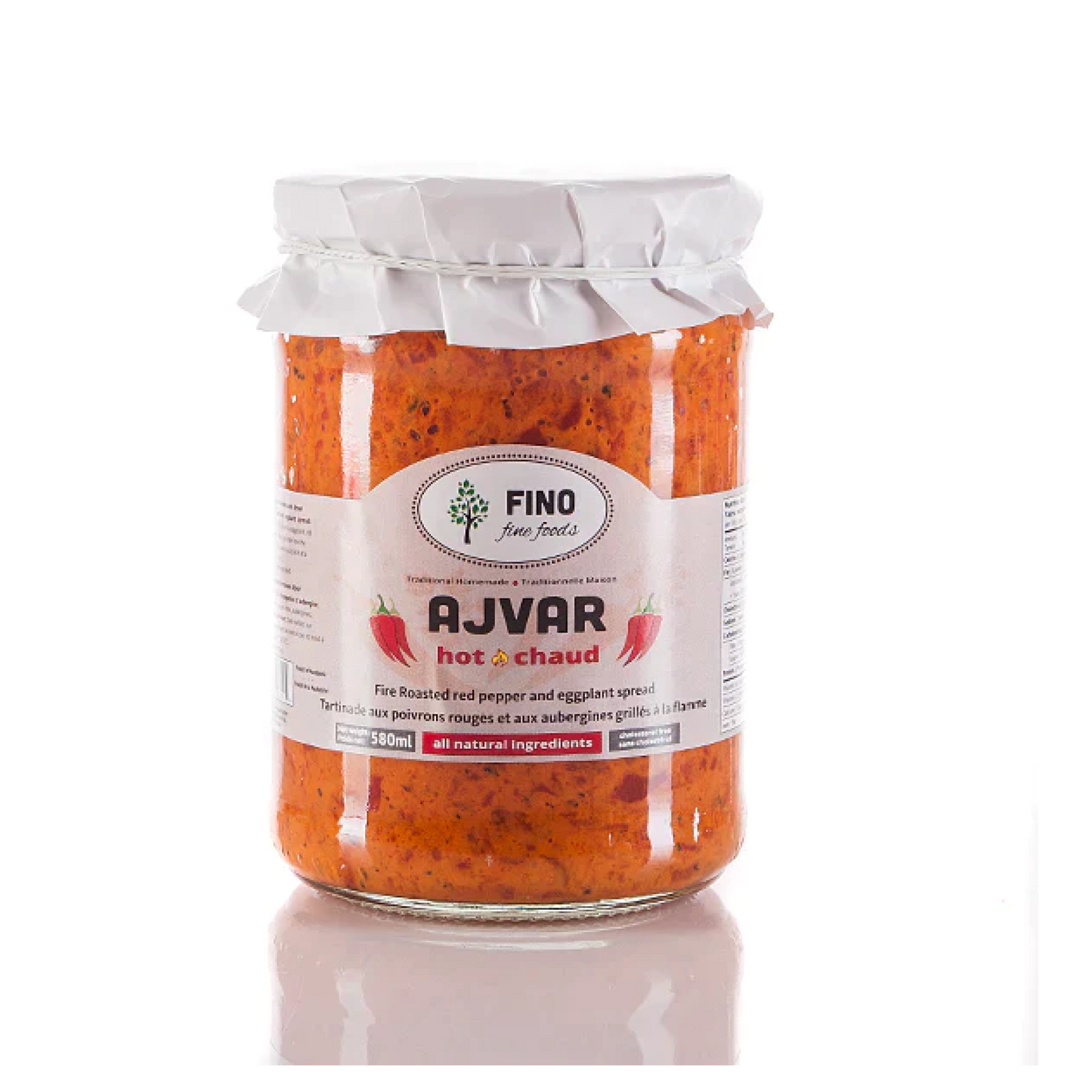 Fino Ajvar Hot Fine Roasted Red Pepper and Eggplant Spread 314ml