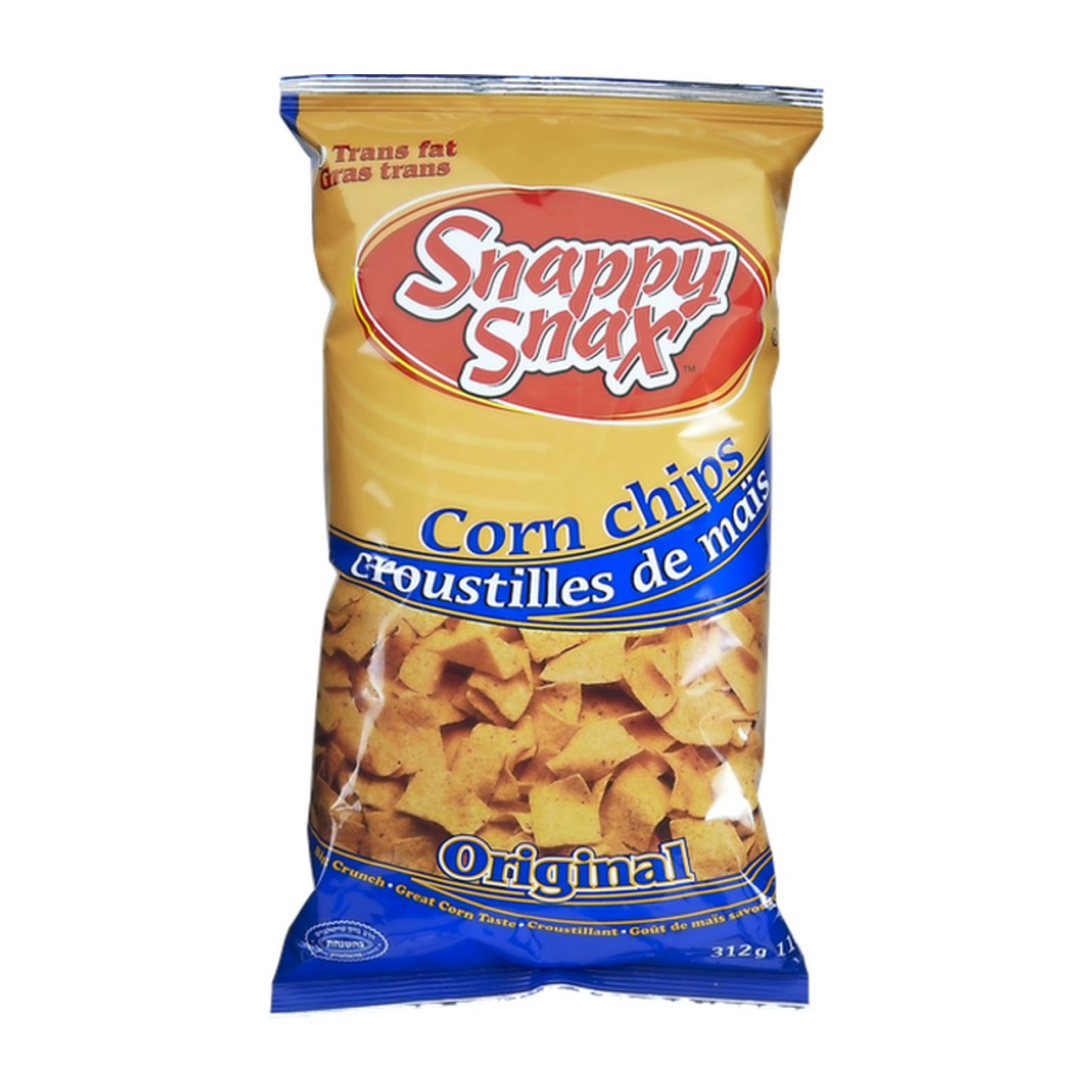 Snappy Snax Corn Chips Original 312g