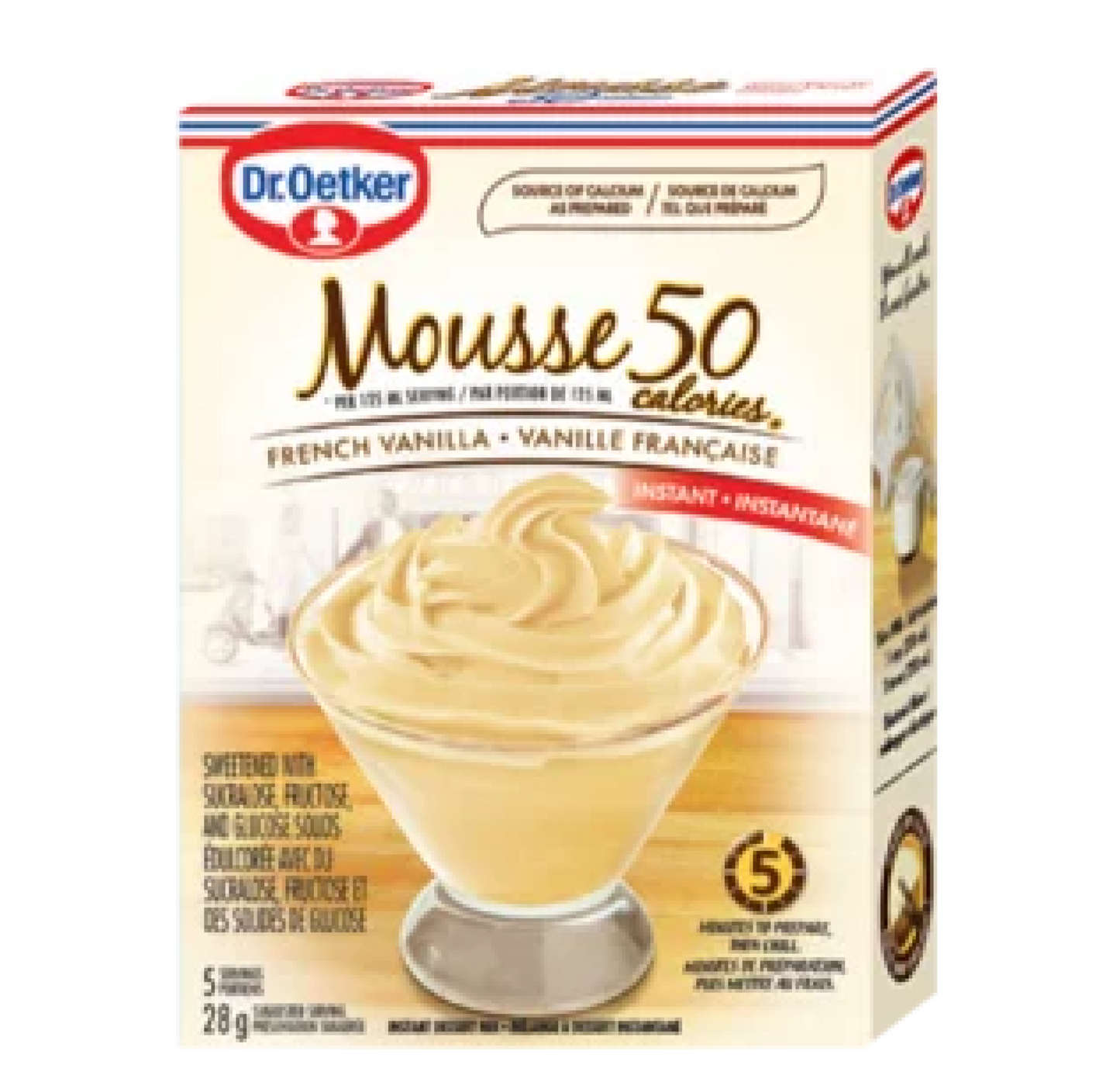 Dr. Oetker French Vanilla Instant Mousse Mix 28g