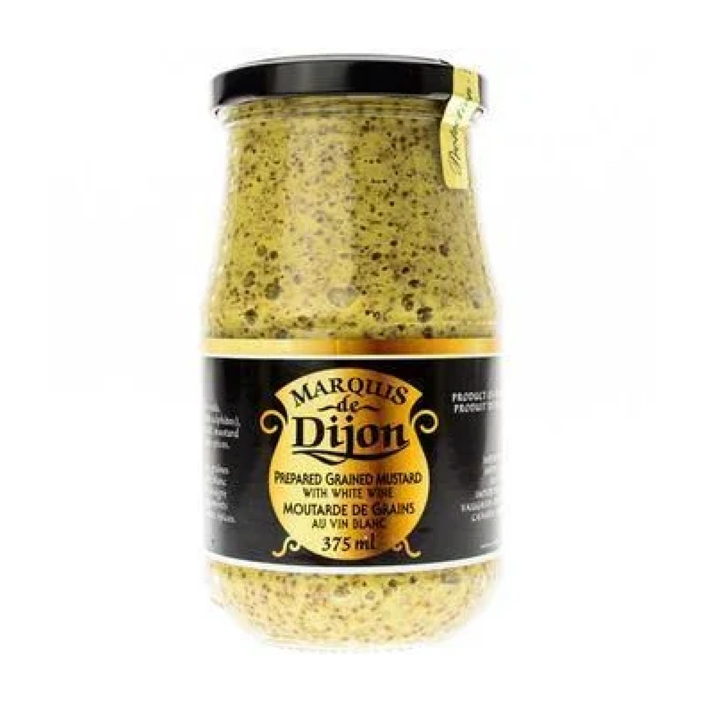 Marquis de Dijon Prepared Grained Mustard with White Wine 375ml