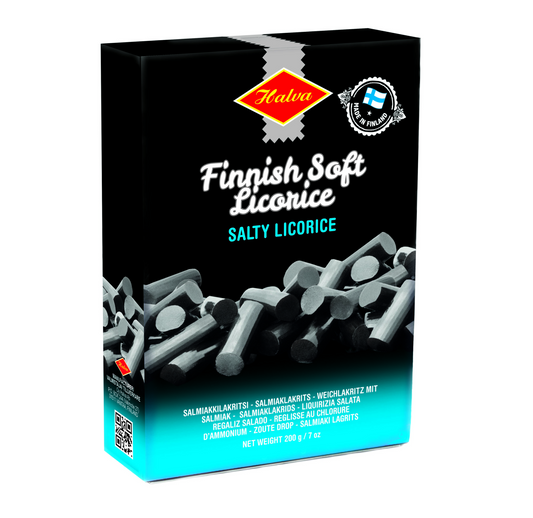 Halva Salty Finnish Soft Licorice 200g