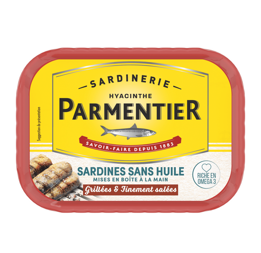 Conserverie Parmentier Grilled and Finely Salted Sardines 100g