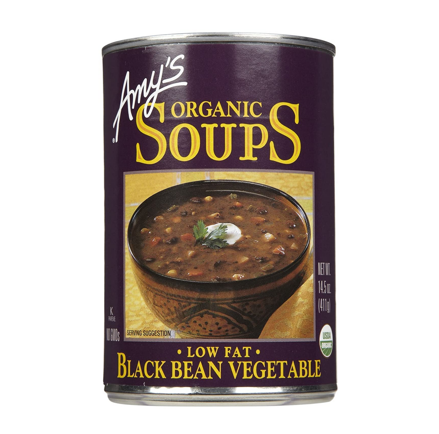 Amy’s Black Bean Vegetable Soups Organic 398ml