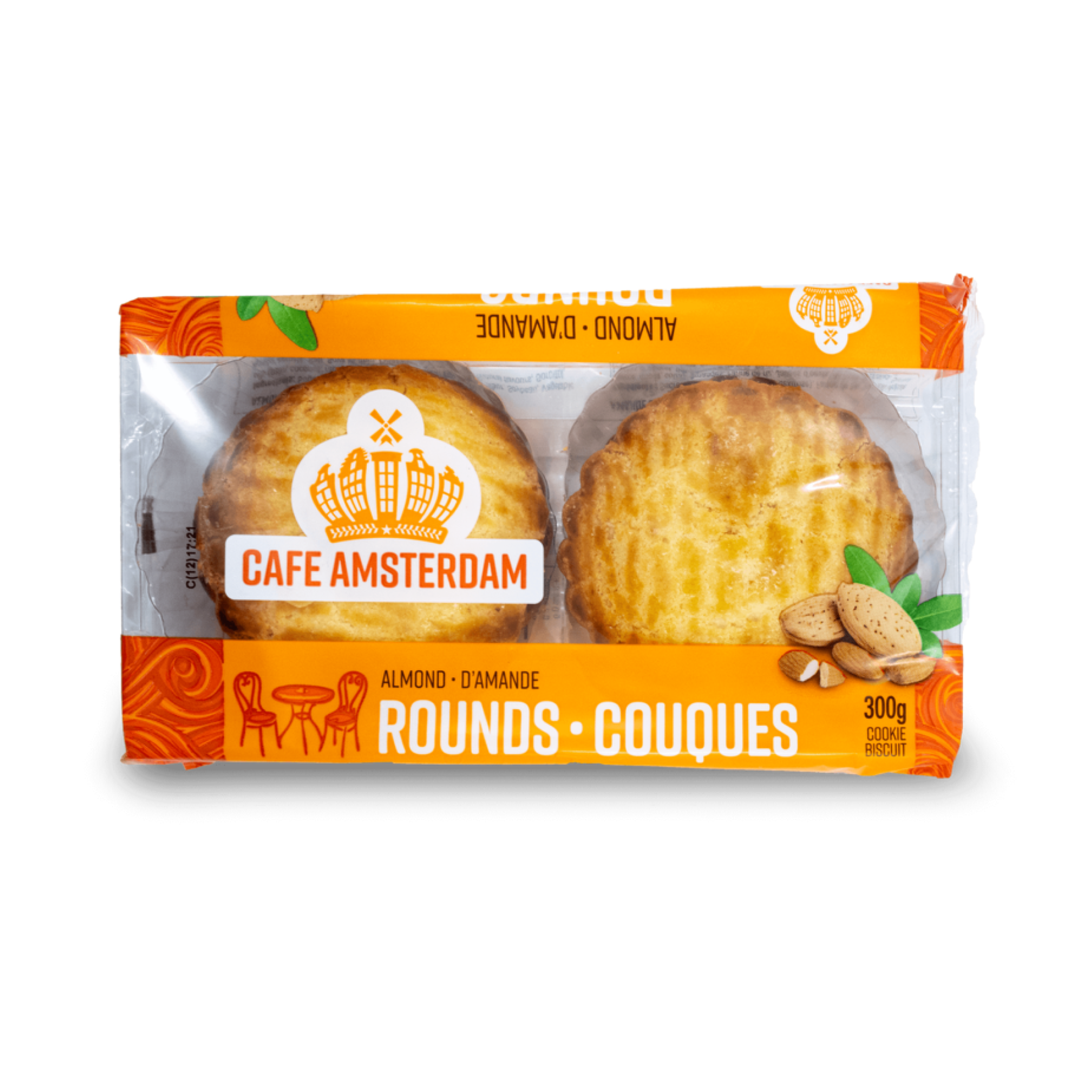 Cafe Amsterdam Almond Rounds 300g – Food Depot Toronto