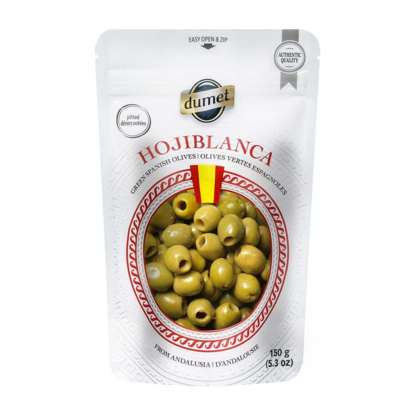 Dumet Hojiblanca Green Spanish Olives 150g