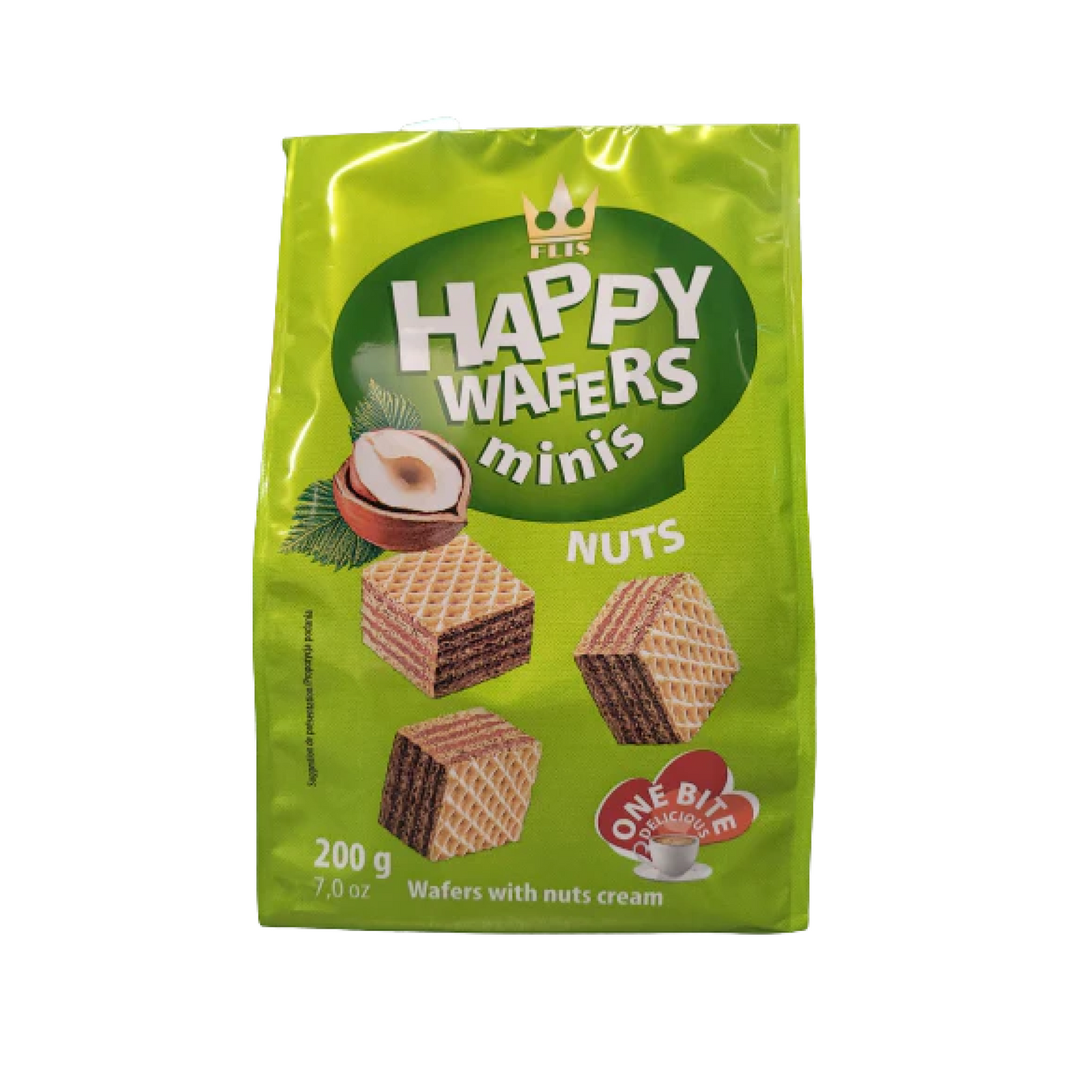 Flis Happy Wafers Hazelnut 200g