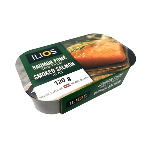 Ilios Smoked Salmon in Oil 120g