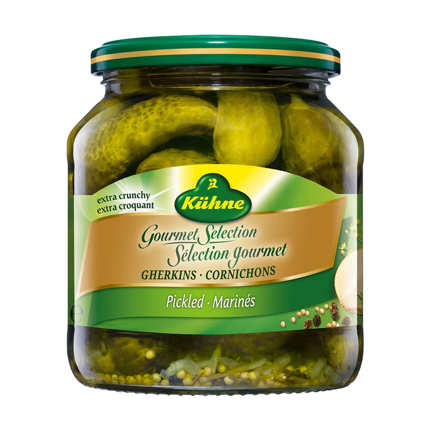 Kühne Gourmet Selection Pickled Gherkins 500ml