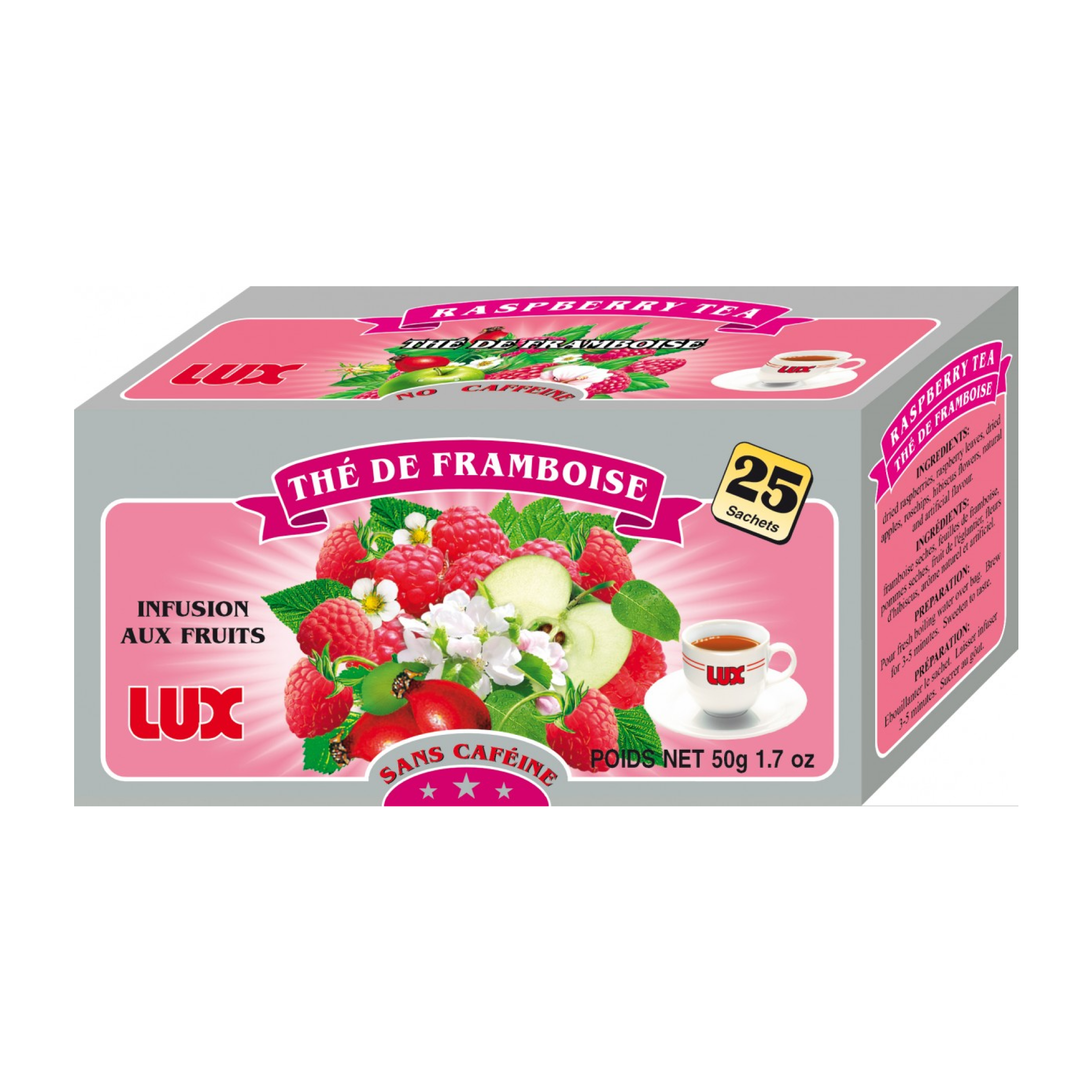 LUX Raspberry Tea 50g – Food Depot Toronto