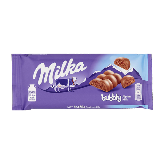 Milka Bubbly Alpine Milk Chocolate 90g