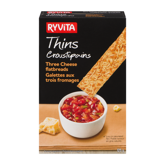 Ryvita 3 Cheese Flatbreads 125g