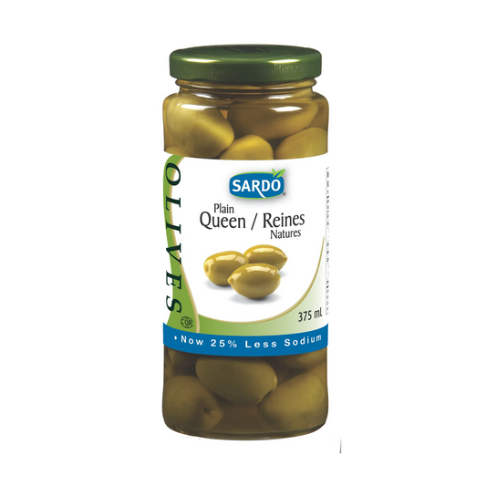 Sardo Plain Queen Olives 375ml