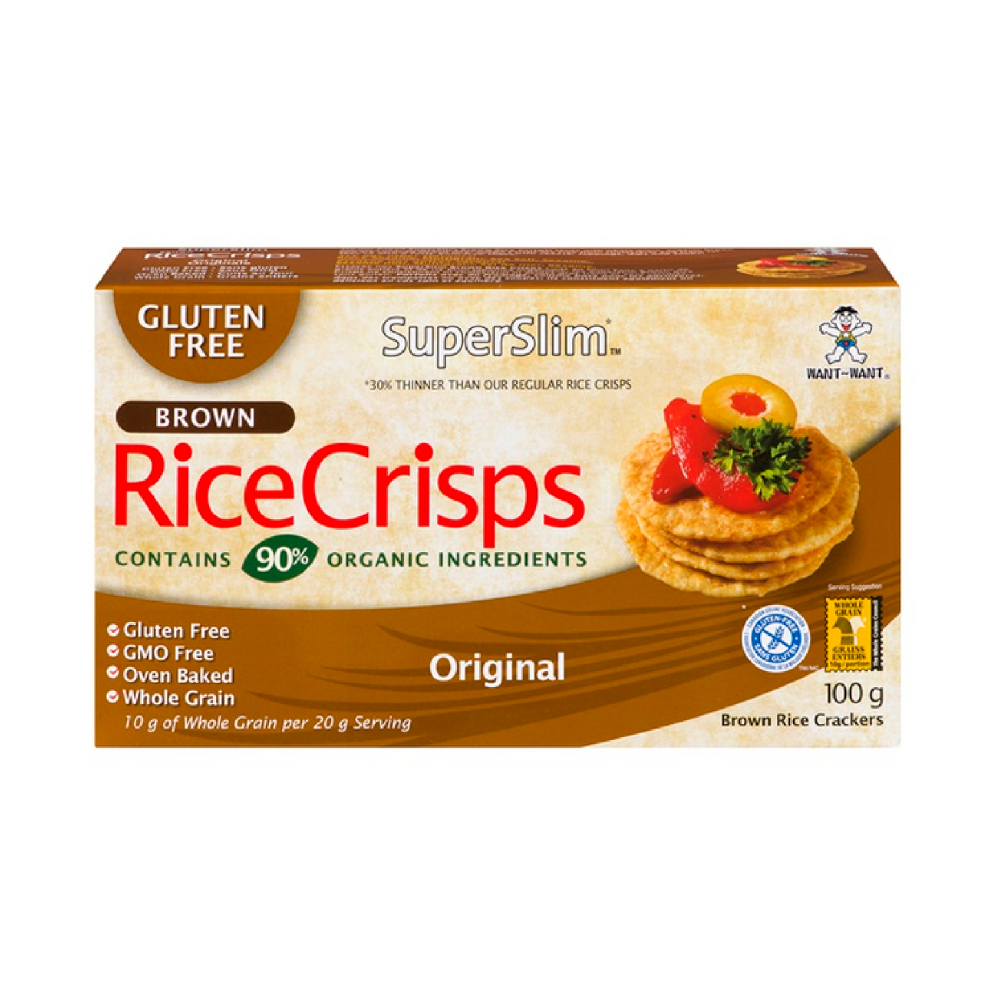 SuperSlim Original Rice Crisps 100g