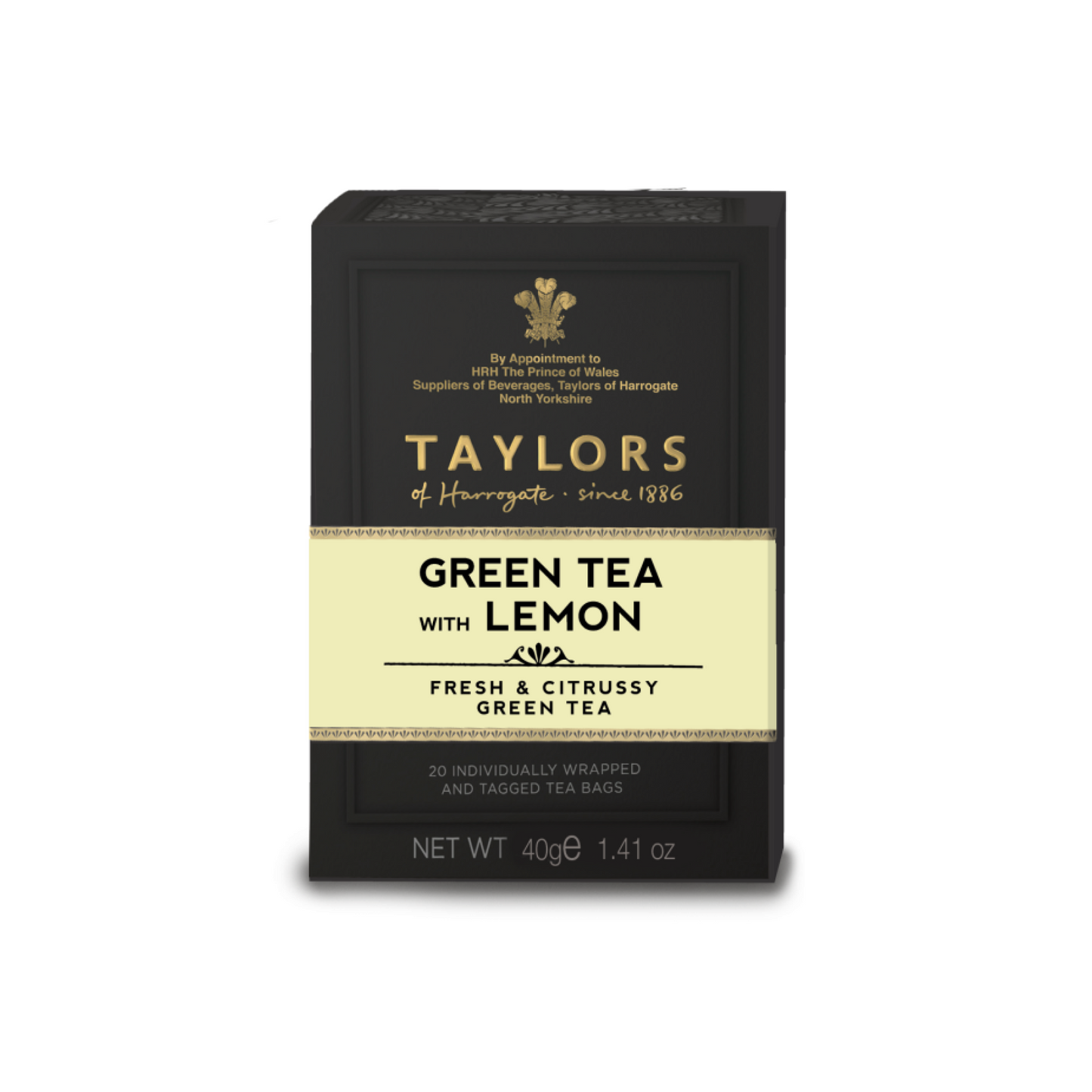 Taylors of Harrogate Green Tea With Lemon 40g