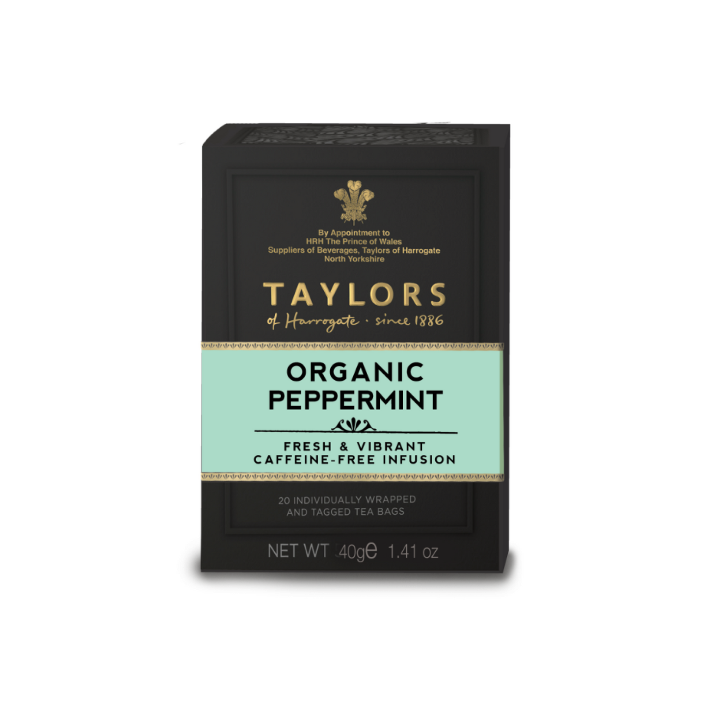 Taylors of Harrogate Organic Peppermint CF 40g