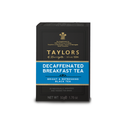 Taylors of Harrogate Decaffeinated Breakfast Tea 50g